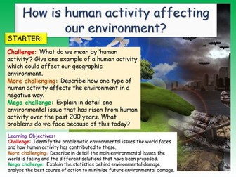 Geography - Human Effects On Environment