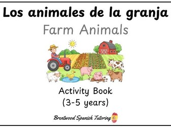 Farm Animals Spanish Activity Booklet
