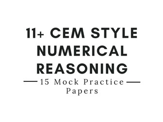 11 plus Numerical Reasoning Tests