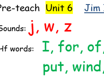 Pre-teach labels for some Sounds Write Initial Code Reading Books