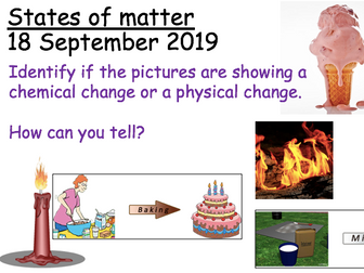 States of matter and Density practicals