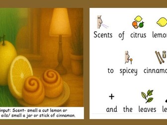 When the leaves leave. An autumnal sensory story for the 'ber' months