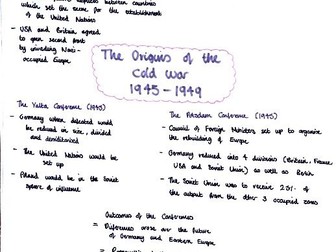 Superpower Relations and the Cold War 1941-1991 Pearson Edexcel GCSE/A Level