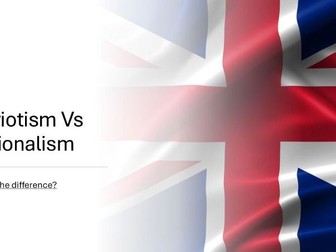 PSHCE/PSHCE - Patriotism Vs Nationalism Sep 2025