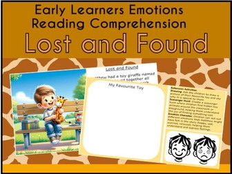 EYFS Emotions Reading Comprehension Story