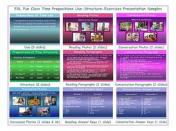 Time Prepositions Use-Structure-Exercises Presentation