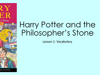 Harry Potter and the Philosopher's Stone Literacy Planning