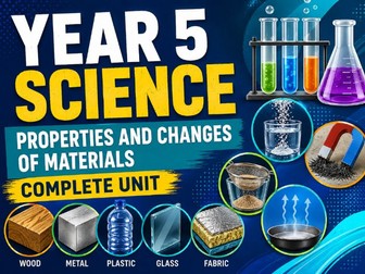 Year 5 Properties and Changes of Materials Planning