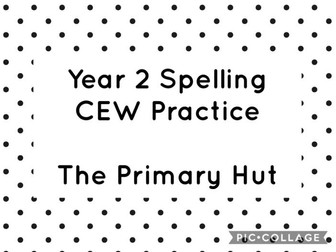Year 2 Common Exception Word Spelling Practise