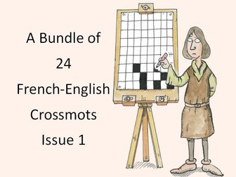 A Bundle of 24 French-English Crossmots