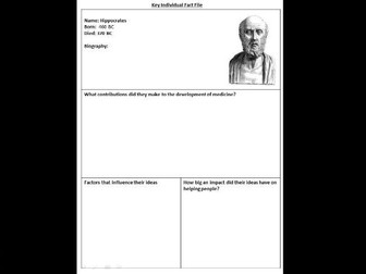 Britain: Health and the People / Medicine Through Time Revision Workbook for independent study