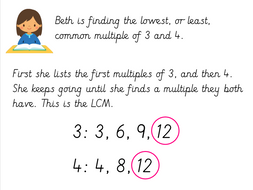 Lowest Common Multiple/ Least Common Multiple Lesson Pack | Teaching ...