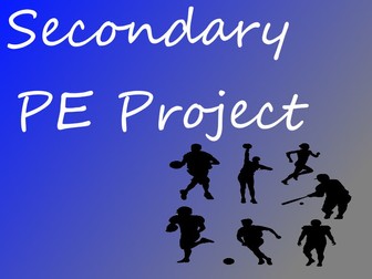 PE Sport Project  | Fitness | KS3 | Virtual | Homework