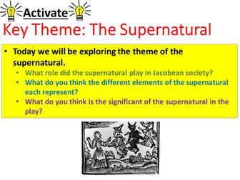 Themes in Macbeth: Supernatural