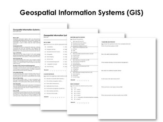 Geospatial Information Systems (GIS)
