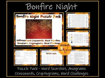 Bonfire Night Puzzle Pack