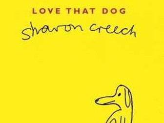 Love That Dog by Sharon Creech - workbook