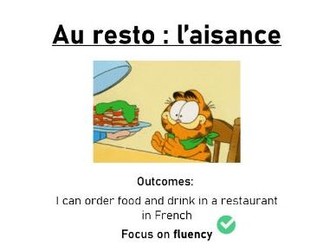 Ordering food - lesson