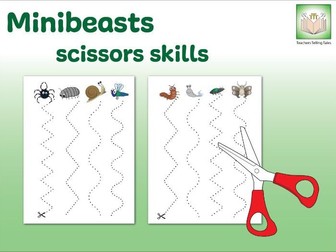 Minibeasts Scissor Skills