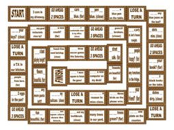 There is There are vs Demonstratives Board Game