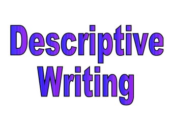 Descriptive Writing Lesson