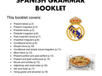 GCSE Spanish Grammar booklet