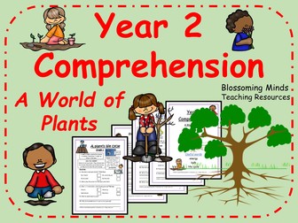 Year 2 Reading Comprehension - Plants - Science