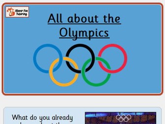 All about the Olympics. Paris Olympics 2024. Powerpoint. Lesson. Assembly. KS1 KS2