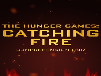 The Hunger Games Catching Fire [Book]: Comprehension Quiz