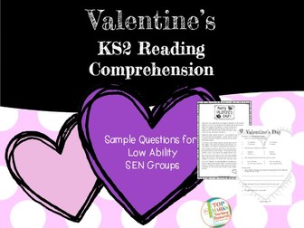 Valentine's Day Reading Comprehension