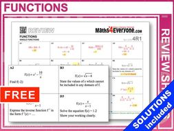 Functions (GCSE Topic Review)