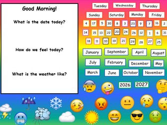 Daily Interactive Calendar
