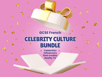 Celebrity culture bundle – French GCSE