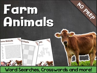 Farm Animals (Puzzles & Fun Stuff)