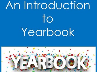 Let's Talk Vocab...Introduction to Yearbook (English, Language Arts, Graphics)