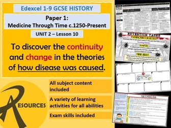 GCSE History Edexcel: Medicine in Britain - Causes of Medical Progress 1500-1700 (Lesson 10)