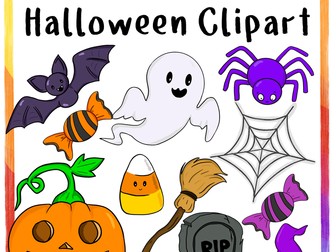 Halloween Clip Art Set