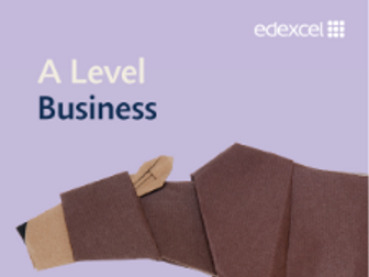 Edexcel A Level Business Theme 2 2.1-2.3 Specification Knowledge Revision