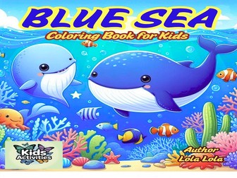 “Blue Sea Coloring Book for Kids”