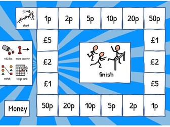 Early numeral /money recognition games