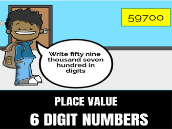 BOOM CARDS-Place Value Number up to 6 digits