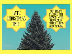 Contemporary Art Christmas Tree Design & Maquette - group work
