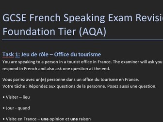 AQA style speaking revision & correction - 1