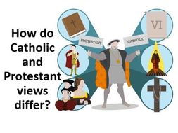 protestant catholic differ views