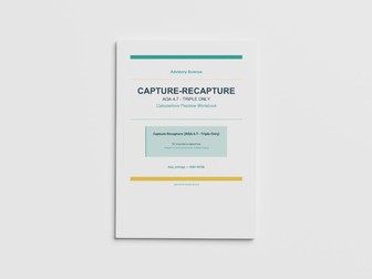 Capture-Recapture Population Estimates - AQA GCSE Biology Practice Book