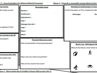 AQA 2025 Paper 3 Pre-Release Knowledge Organiser