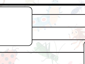 Mini-beast draw/write template