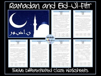 Ramadan and Eid–Ul-Fitr Worksheets