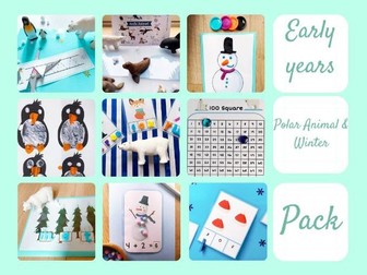 Winter / Polar Animal Resource Pack for Early Years