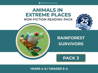 Rainforest Animals Pack | KS2 | Y4–5